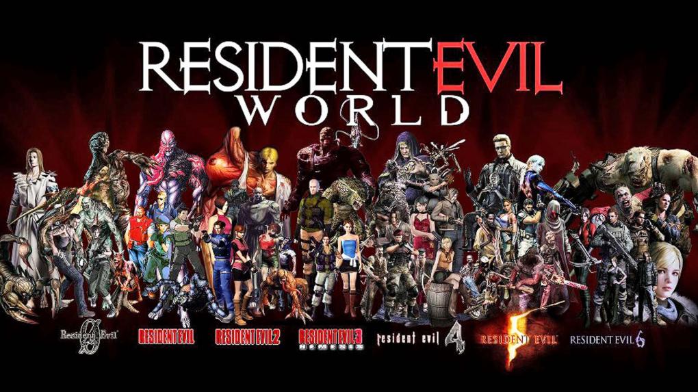 Unübersichtlich: Dieses Bild verdeutlicht, wie viele Haupt- und Nebenfiguren mittlerweile im Resident Evil-Universum existieren.