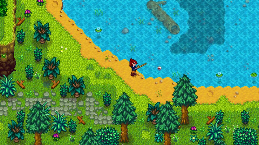 Die geangelten Fische lassen sich in Stardew Valley für reichlich Goldtaler verkaufen.