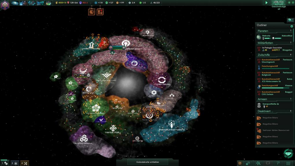 Stellaris Spiralgalaxie