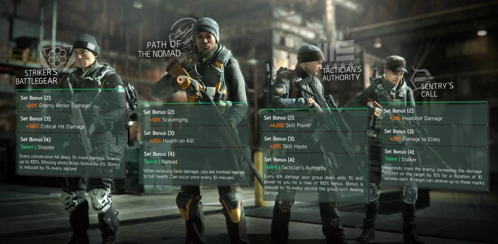 Die Sets aus Update 1.1 in der Übersicht.