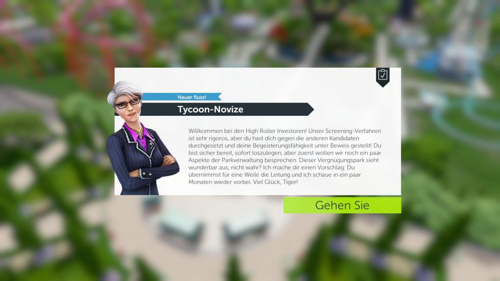 'Neuer fluss': Die Lokalisation von Rollercoaster Tycoon World ist gründlich in die Hose gegangen.