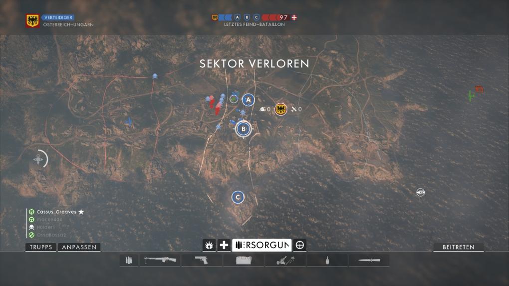 Battlefield 1: Operation Eiserne Linie - Adriaküste: Sektor 3