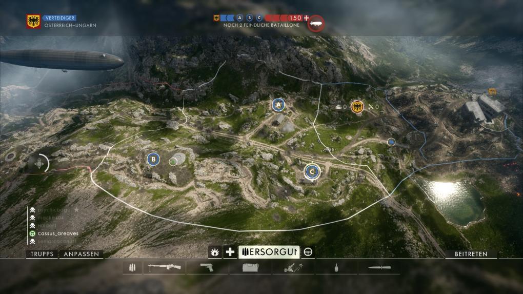 Battlefield 1: Operation Eiserne Linie - Venezianische Alpen: Sektor 4