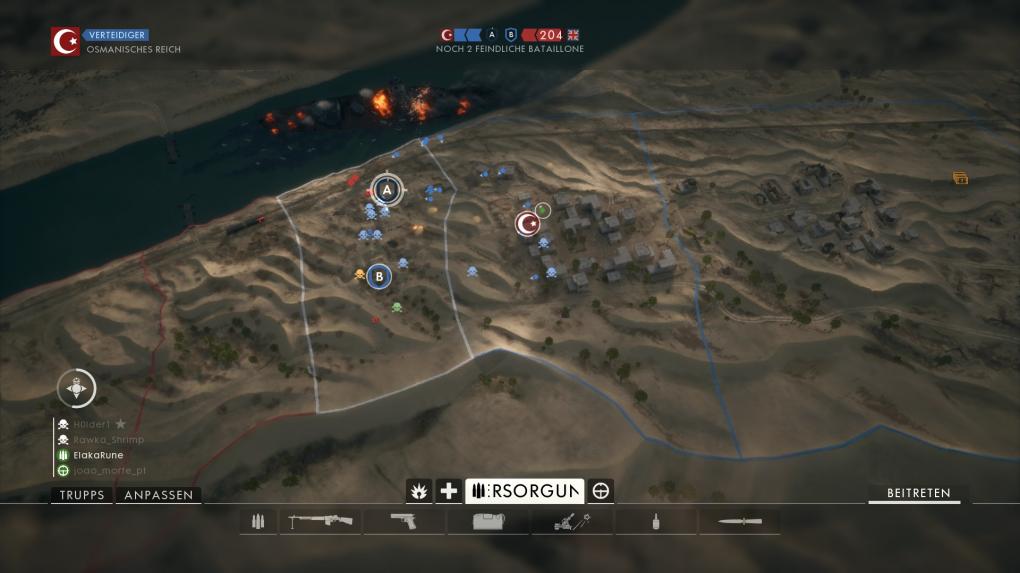 Battlefield 1: Operation Öl der Imperien - Suez: Sektor 2