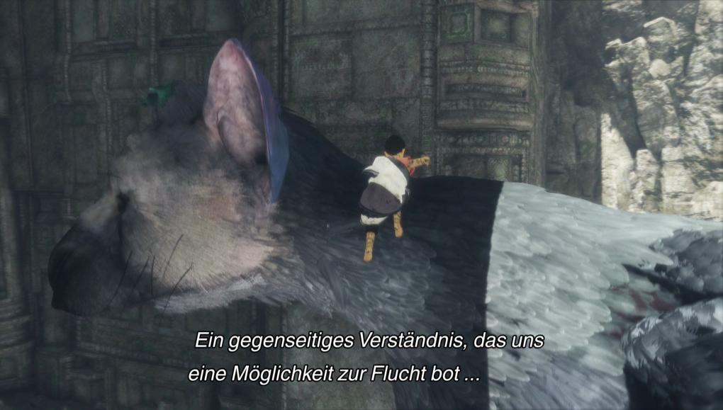 Die Darstellung von Trico ist definitiv das optische Highlight im Spiel.