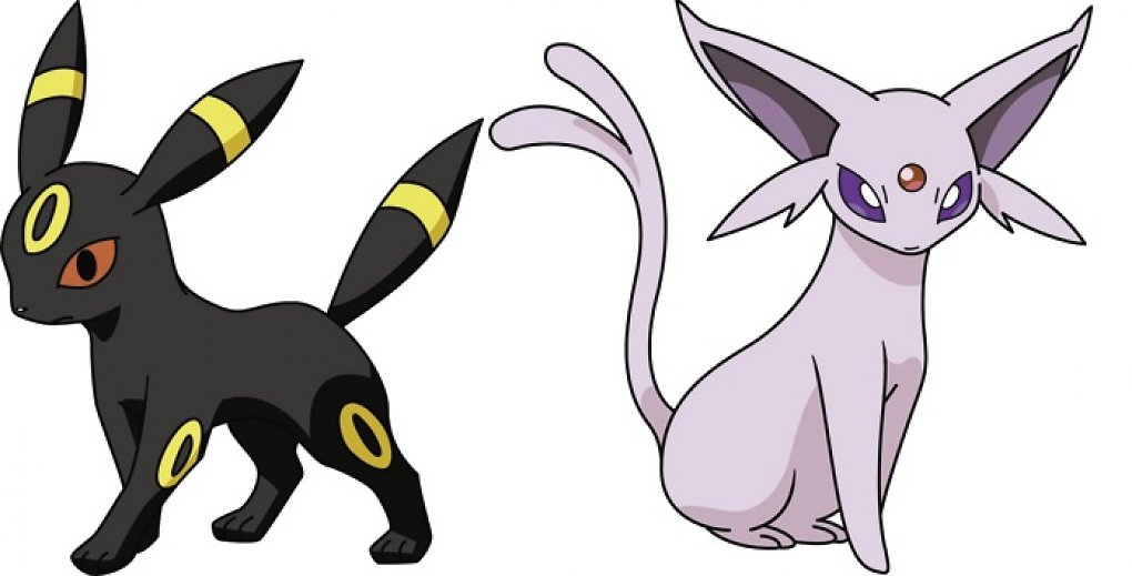 Unsere Anleitung verrät, wie ihr Evoli in Pokémon Go zu einem Nachtara (links) und Psiana (rechts) entwickelt.