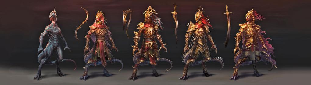 Original Sin 2 macht sich die Mühe echter Echsen-Modelle! Hier wird nicht einfach eine menschliche 3D-Figur genommen und eine Schuppenhaut-Textur drübergeklatscht. Gell, Everquest?