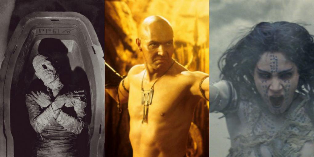 So sah die Mumie im Verlauf ihrer Filmhistorie aus: 1932, 2002 und 2017