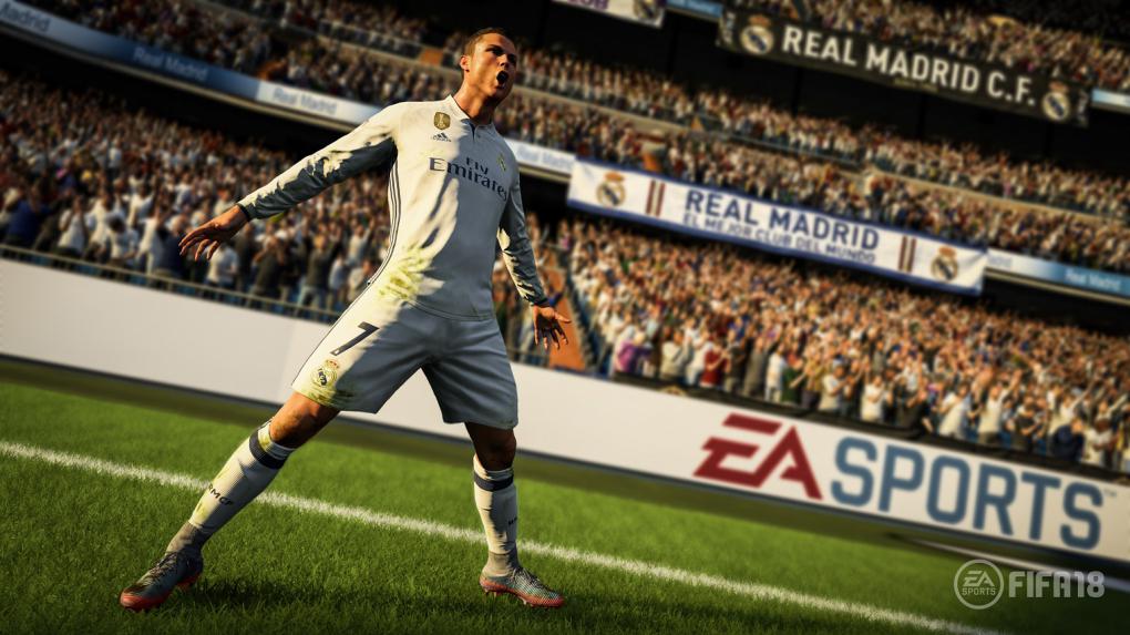 Ronaldo in typischer Sieger-Pose.