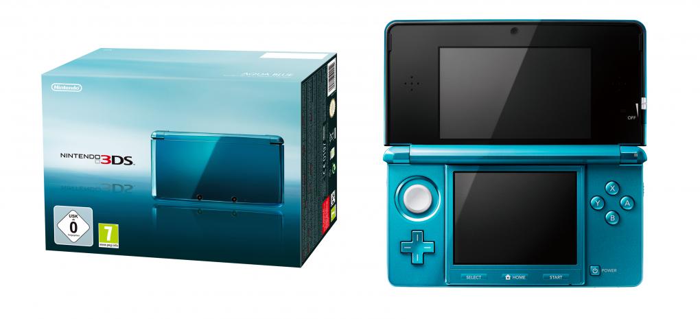 Der Nintendo 3DS und seine Verpackung.