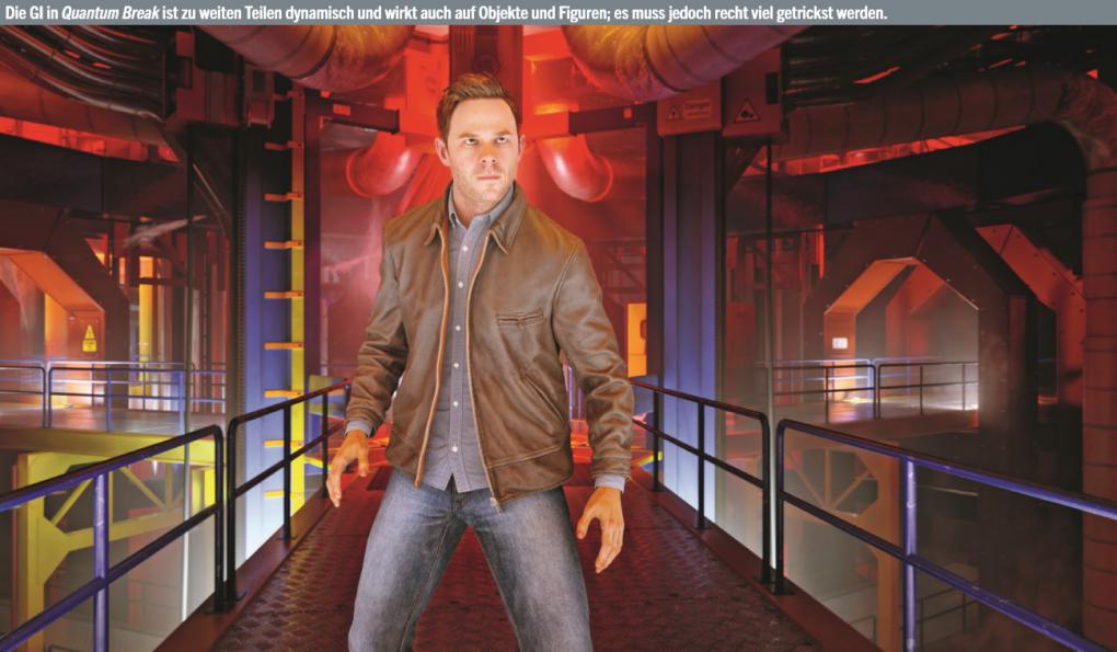 Die GI in Quantum Break ist zu weiten Teilen dynamisch und wirkt auch auf Objekte und Figuren; es muss jedoch recht viel getrickst werden.