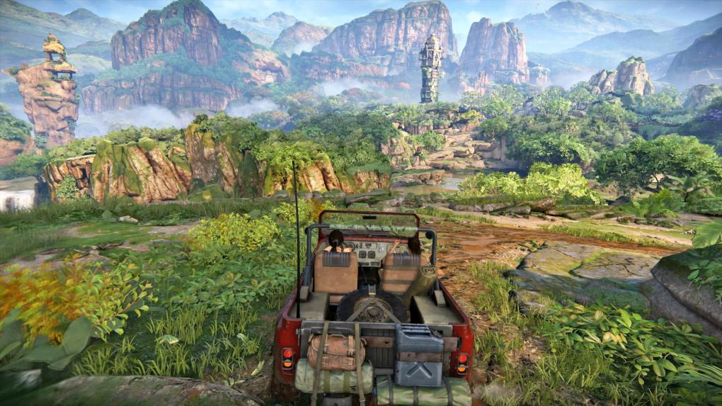Das offene Gebiet im Spiel ist deutlich größer als das Gegenstück aus Uncharted 4 und wartet mit einer langen, unterhaltsamen Sidequest auf. Wer will, kann hier gut und gerne mehr als zwei Stunden verbringen.