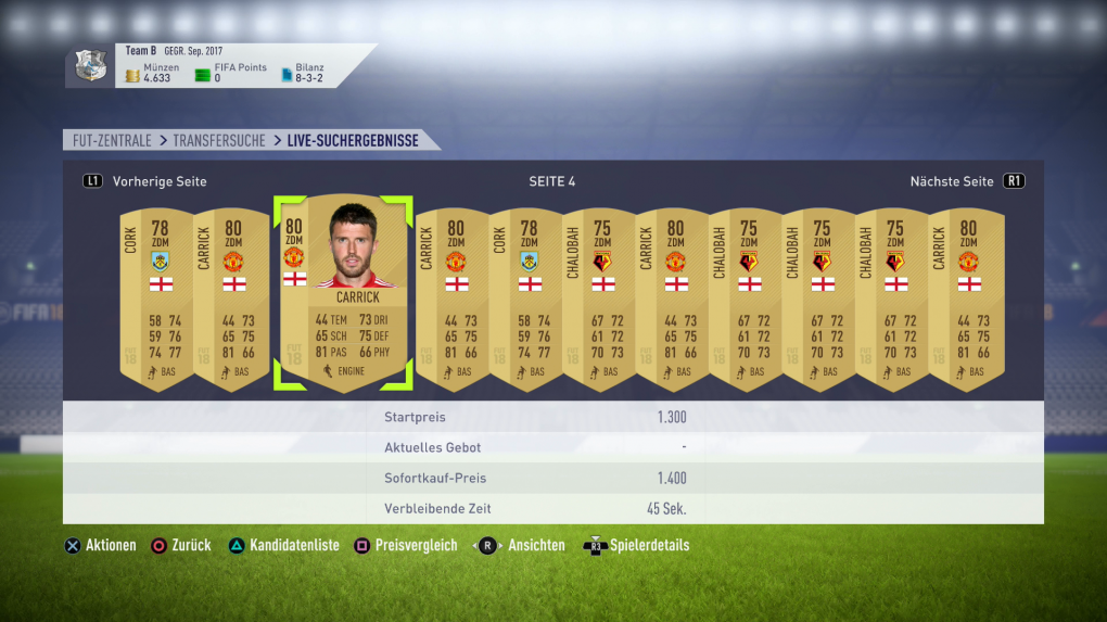 Die besten FUT-Spieler aus England.