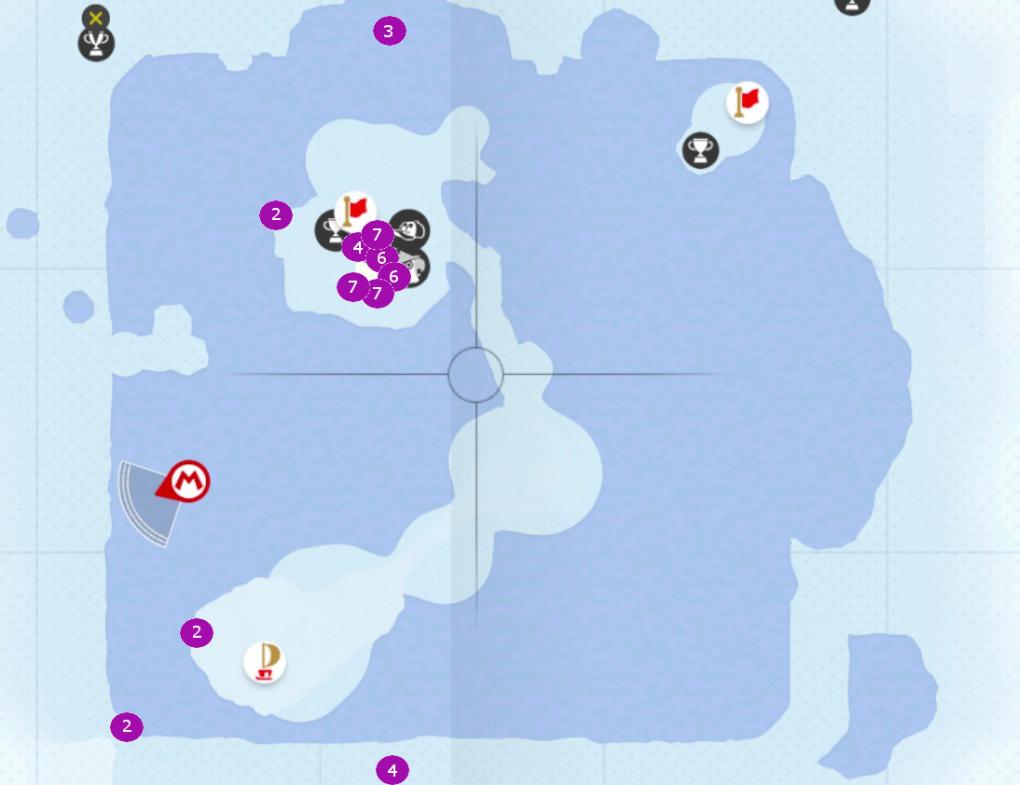 Super Mario Odyssey - Polarland: Alle lila Münzen