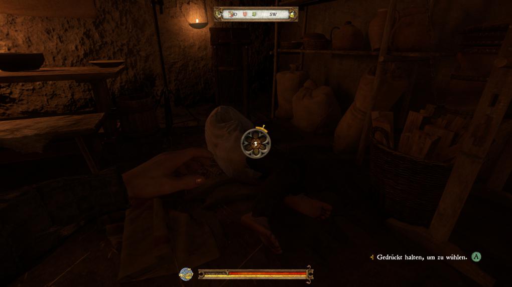 <strong>Kingdom Come Deliverance:</strong> Verbrecher-Guide - Gerade zu Beginn solltet ihr euch schlafende oder betrunkene Opfer suchen.&nbsp;