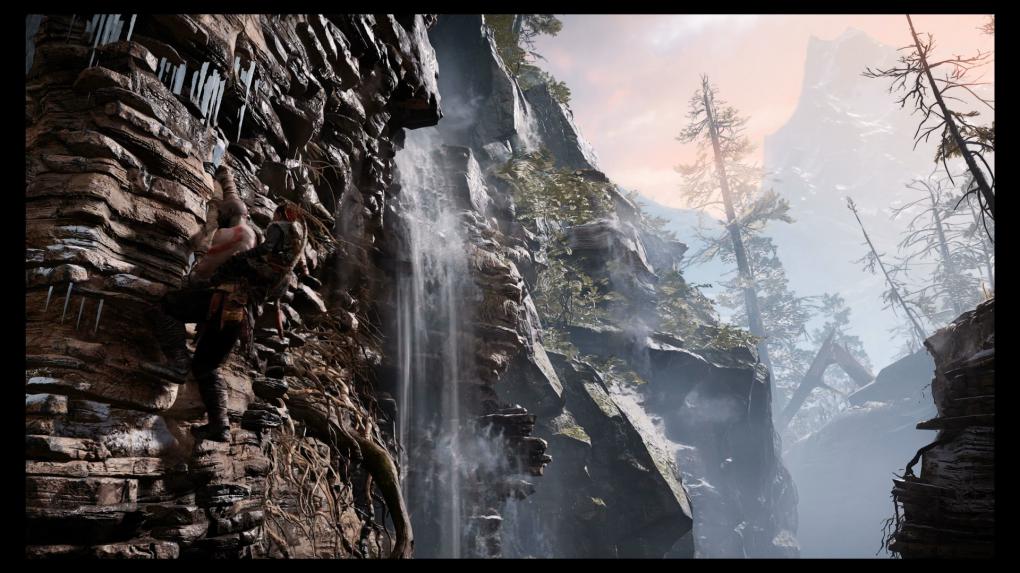 Klettern wie in Uncharted: God of War setzt auf ein enorm vereinfachtes System zum Erklimmen von höheren Ebenen. Analogstick in eine Richtung halten und ab und zu Kreis drücken, das war's!