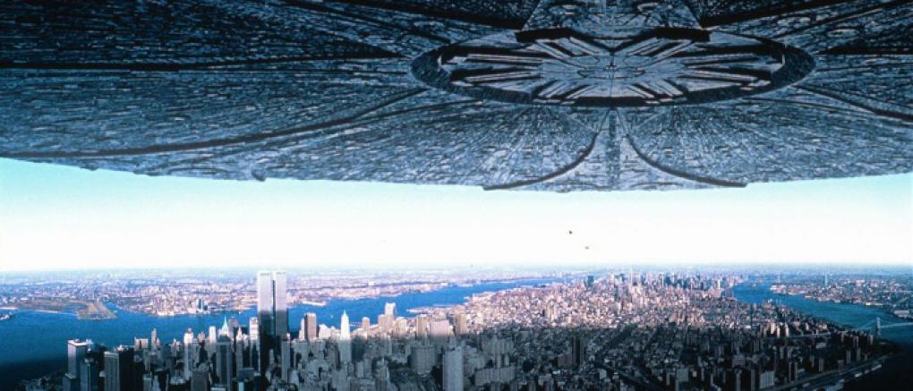 'Independence Day' (1996): Mit riesigen Raumschiffen zerstören Außerirdischen am Tag vor dem Independence Day die größten Metropolen der Menschheit.