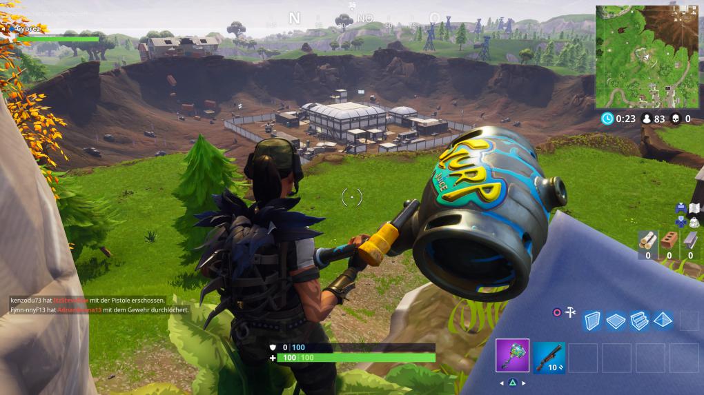 Ausschnitt aus Fortnite Battle Royale