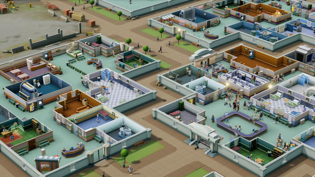 Mit der Zeit nehmen die Krankenhäuser in Two Point Hospital relativ große Ausmaße an.