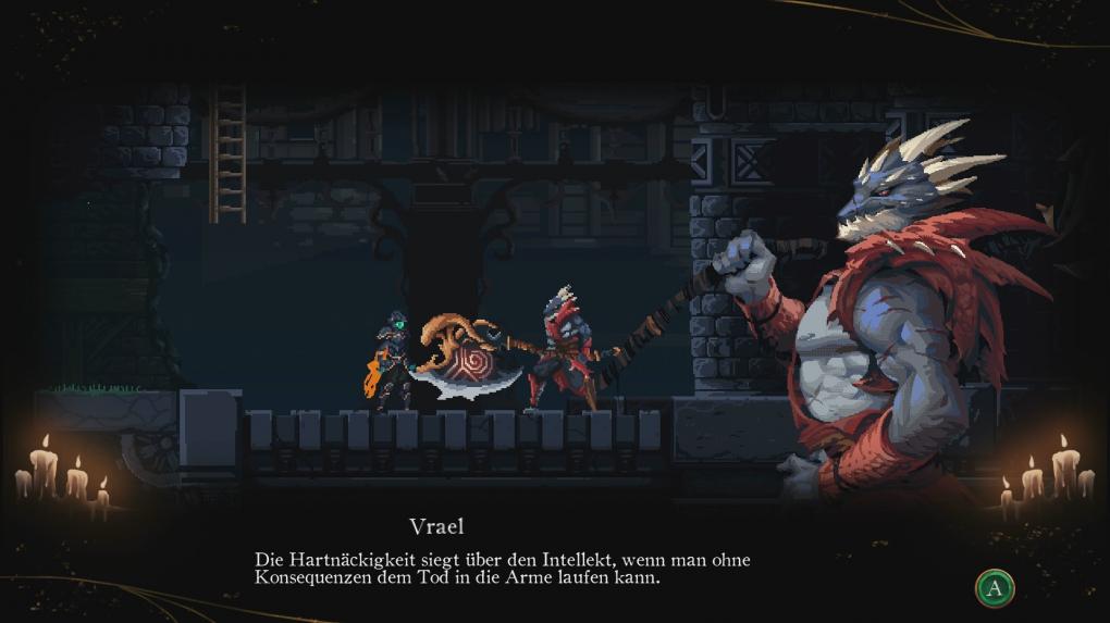 Vrael ist ein Halbdrache, der uns öfter aufgrund unserer Unsterblichkeit verspottet.
