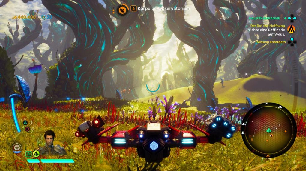 Zu den Highlights von Starlink zählt die schön gemachte Spielwelt, deren Planeten sich optisch stark voneinander unterscheiden.