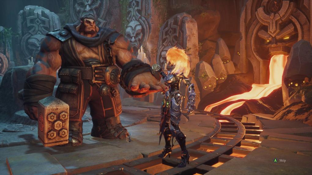 Ulthan ist ein alter Bekannter für Darksiders-Fans. Er übernimmt wieder die Rolle des Schmieds und versorgt Fury mit nützlichen Upgrades.