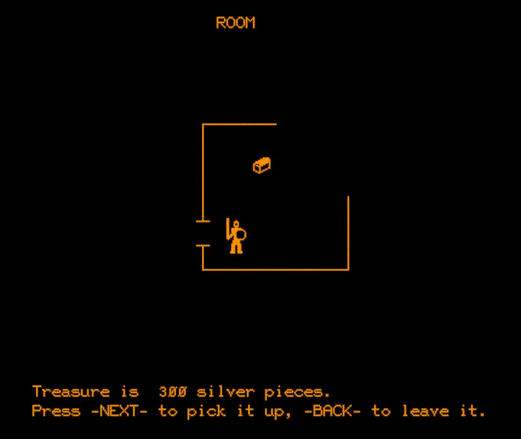 Ein lebloses Strichmännchen, einige Wände, eine Kiste: Pedit5, einer der ersten Dungeon Crawler überhaupt, lebte von der Vorstellungskraft der Spieler.&nbsp;