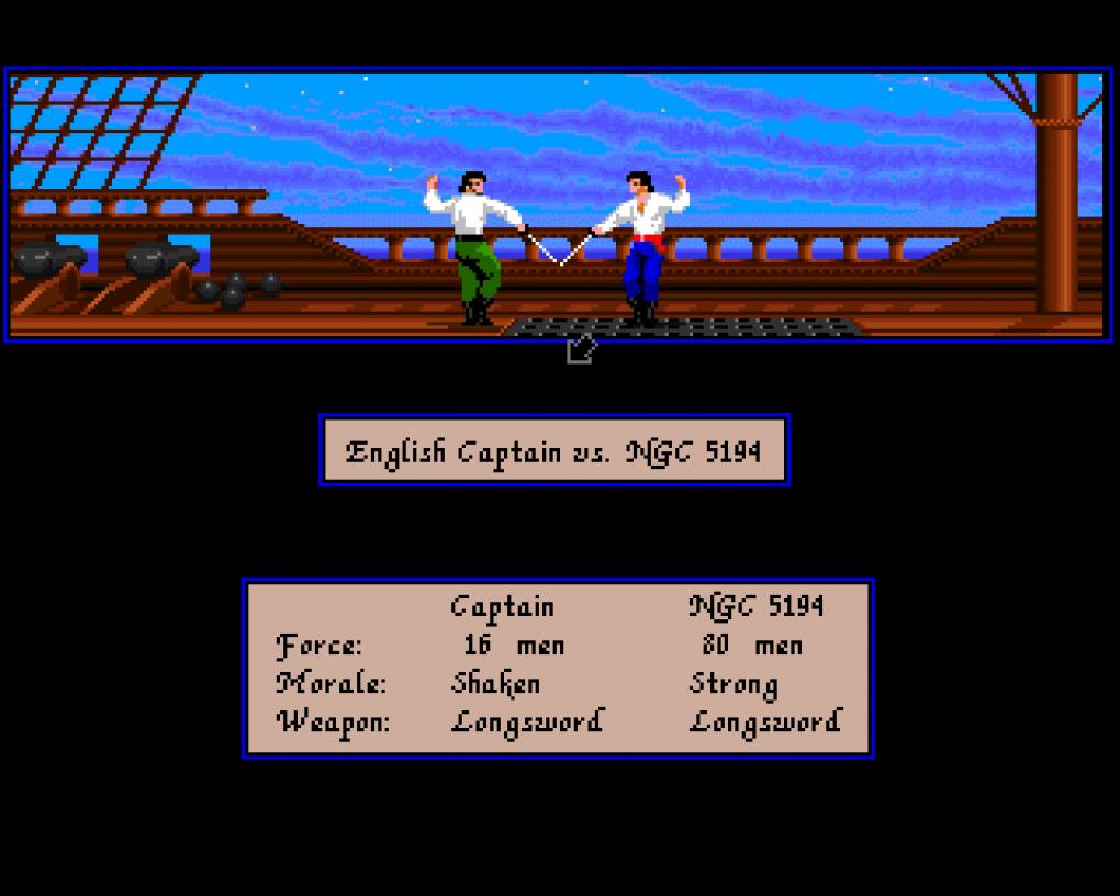 Sid Meier's Pirates! (1987)<br>
Der Klassiker Pirates! darf an dieser Stelle schon allein wegen seines Namens nicht fehlen. Vor der Civilization-Reihe entwickelte Sid Meier unter anderem diese dynamische und in einer offenen Spielwelt angesiedelte Genre-Mischung aus Piratenrollenspiel, Echtzeitstrategie und Wirtschaftssimulation. Wenn ihr das Meisterwerk seinerzeit auf C64 und Co. verpasst habt, könnt und solltet ihr es anhand des 2004 veröffentlichten Remakes (u.a. für PC, Xbox, Xbox 360, Wii und iOS erhältlich) unbedingt nachholen.