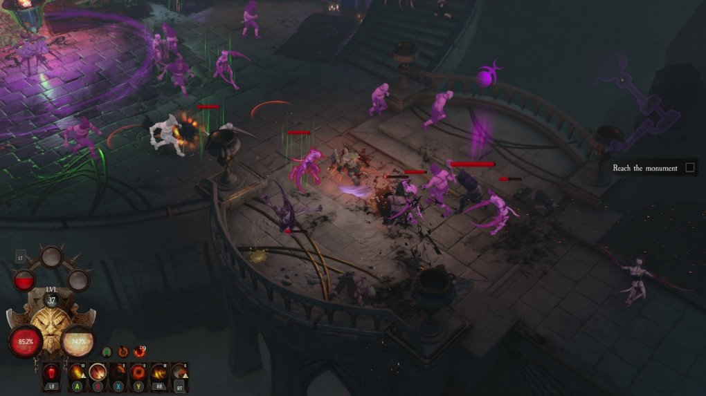 Chaosbane wandelt auf den Spuren von Diablo 3. Das spielt sich zwar solide, aber auch sehr eintönig.