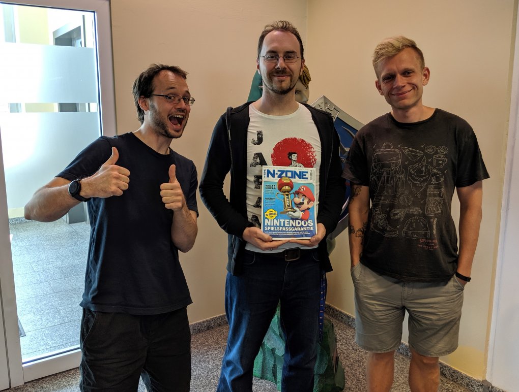Der Nintendo-Podcast #46 mit Gast: Lukas Schmid, Viktor Eippert und Johannes Gehrling (v.l.n.r.) sprechen in Folge 46 über Viks Nintendo-Werdegang, die Branche, die N-ZONE und mehr!