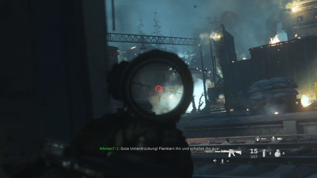 Eine der wenigen Gameplay-Innovationen: Ihr könnt mit eurer Waffe nun auch um Ecken lunzen und so Gegner hinter einer Deckung treffen.