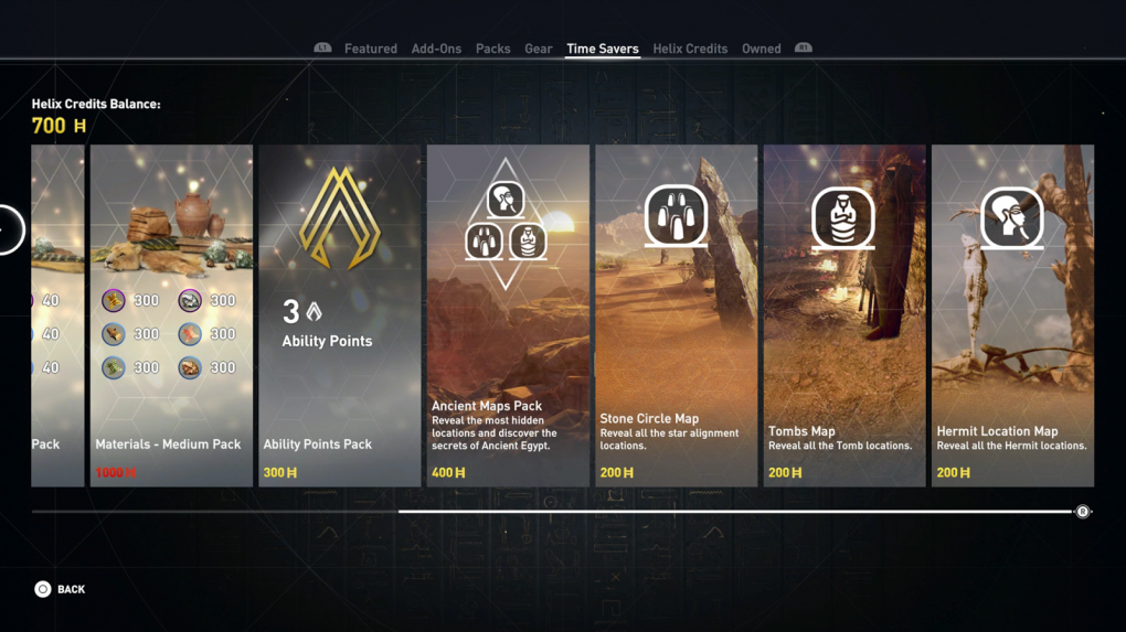 Auch vor Einzelspieler-Erlebnissen machen Mikrotransaktionen keinen Halt. In Assassin’s Creed: Odyssey und Assassin’s Creed: Origins gibt es zahlreiche Bezahlinhalte, unter anderem Time Saver.