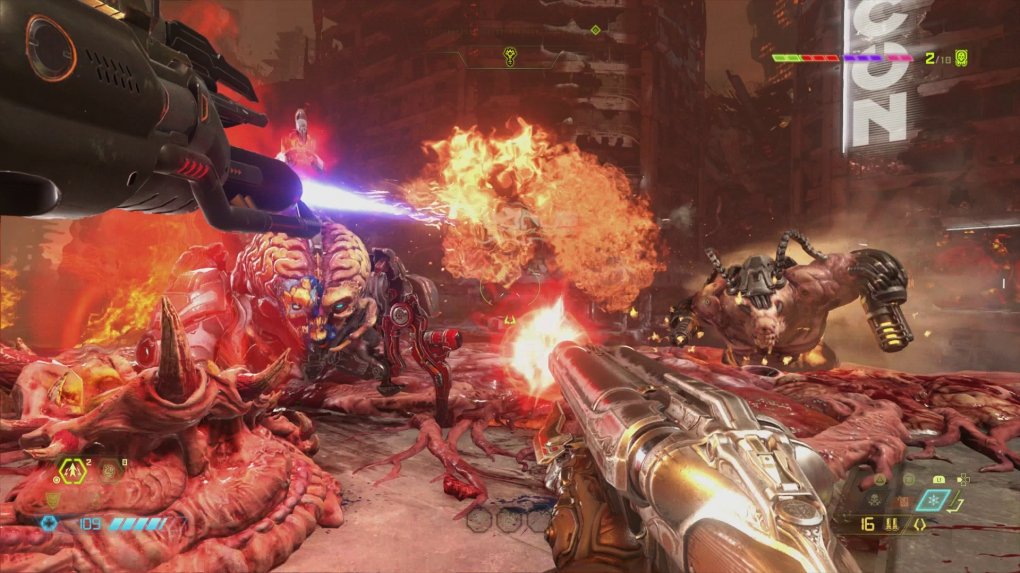 Action wie im Rausch: Hat man sich erst mal an das hohe Tempo gewöhnt, entsteht ein großartiger Spielfluss. (PS4)