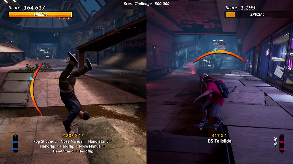 Die Multiplayer-Modi sind zwar spaßig, aber im Splitscreen ruckelt das Spiel leider merklich.