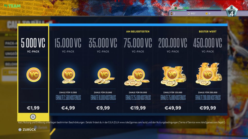 NBA 2K22: VC kann man sich erspielen oder kaufen - ihr habt die Wahl.