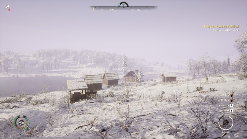 Dorf im Winter