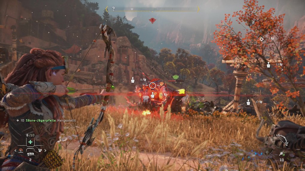 Aloy mit Pfeil und Bogen
