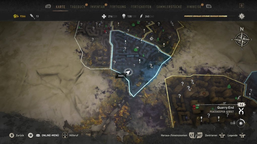 An dieser Stelle von Quarrys End findet ihr das Haus.