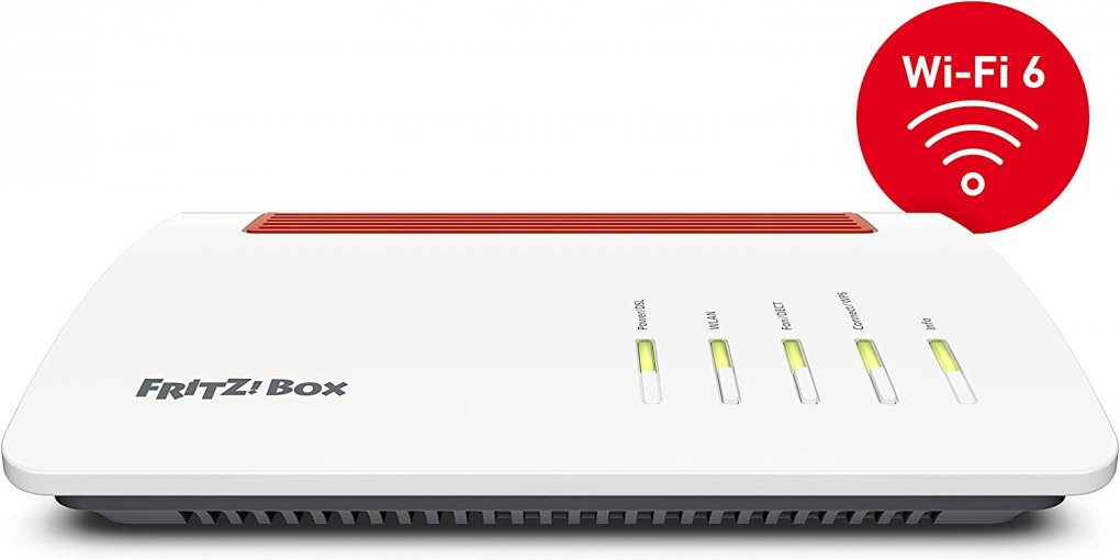 Platz 1 bei der Top 50 der beliebtesten Technik-Artikel beim Prime Day 2022: AVM Fritz-Box 7590 Wifi 6-Router.