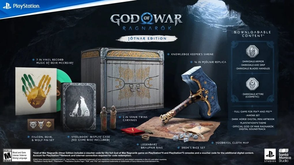 Die Jötnar Edition von God of War Ragnarök