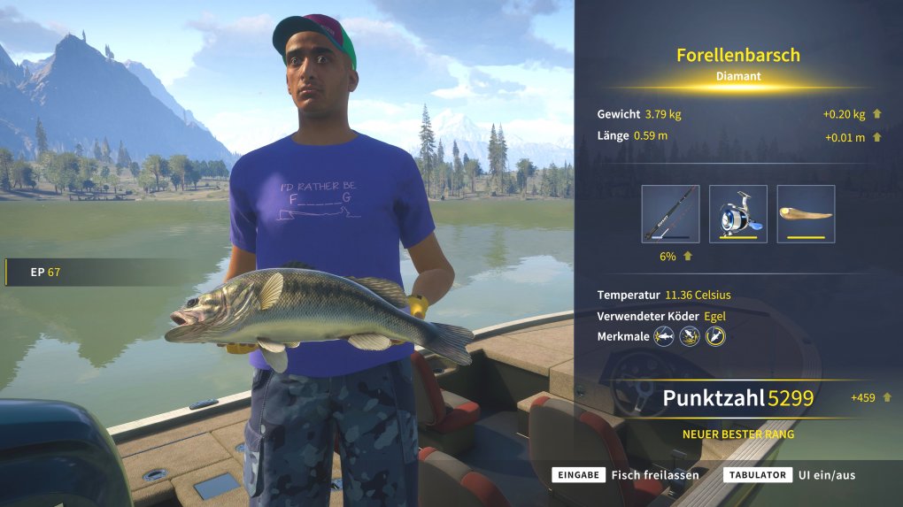 Endlich mal ein dicker Fisch!