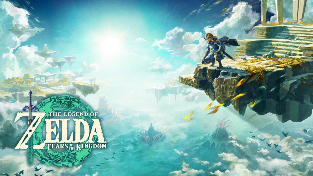 Das offizielle Artwork von Zelda: Tears of the Kingdom.