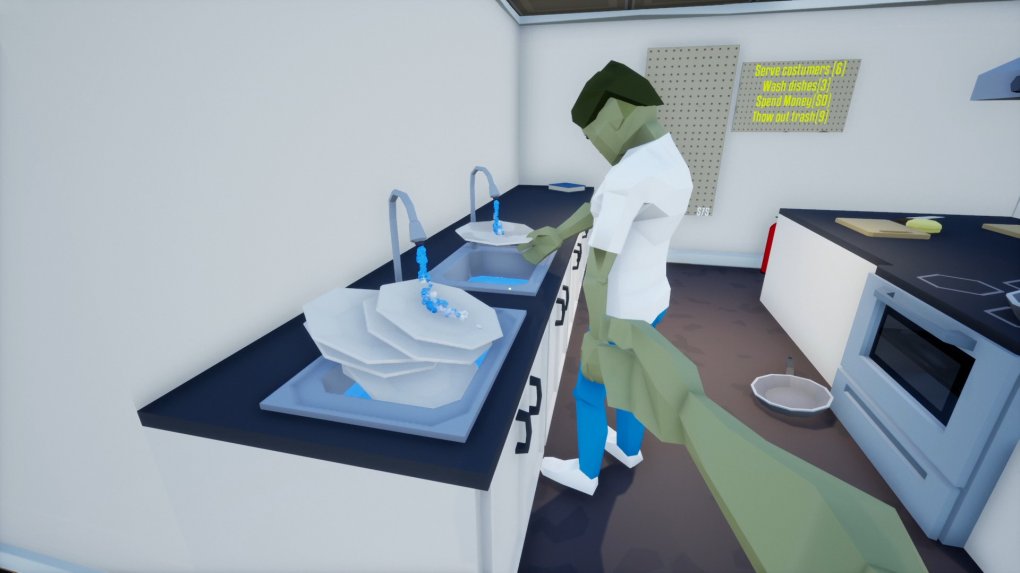 Darf ich dir eine Hand reichen? One-armed cook ist physikbasiertes Küchenchaos, das man am besten zu viert angeht. Dann entstehen vor den Bildschirmen heftige Diskussionen und Lachflashs.