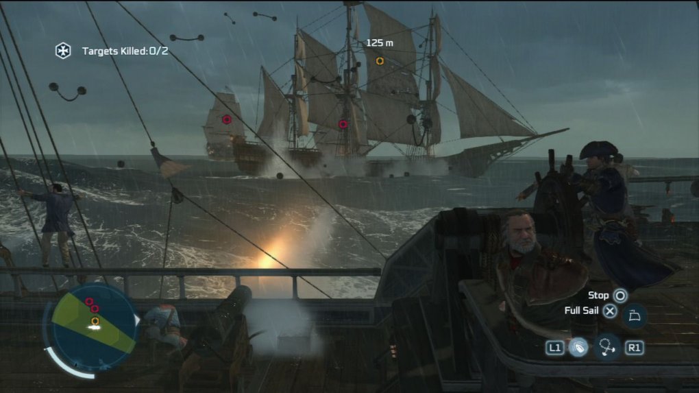 Mit Assassin’s Creed 3 stecht ihr erstmals in See. An Bord der Aquila tragt ihr in der Rolle von Connor Kenway bereits Schlachten aus und bereist die Spielwelt.&nbsp;
