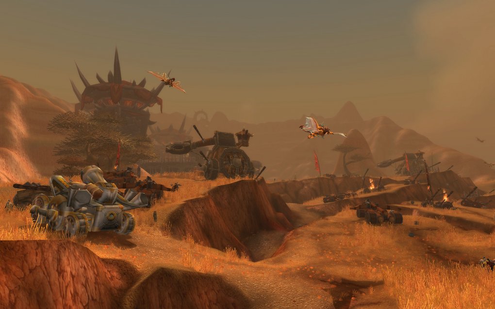 Das Brachland ist in Cataclysm von Todesschwinge und Konflikten verheert.