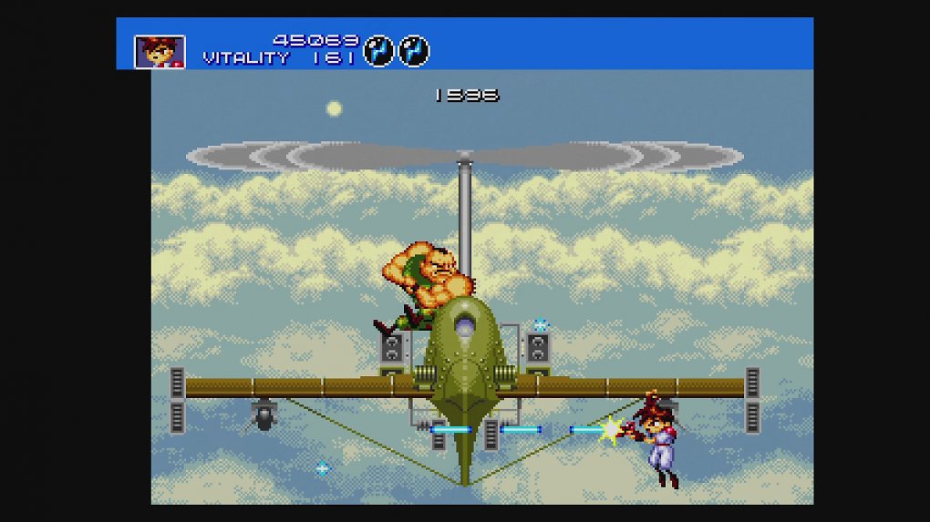 Kampfszene aus Gunstar Heroes