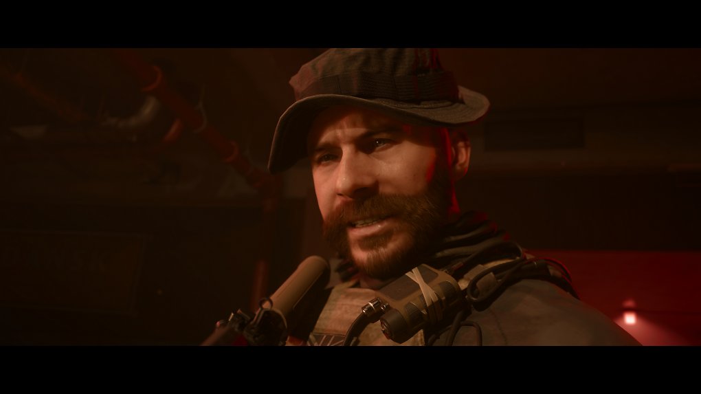 Captain Price schaut grimmig in die Kamera.