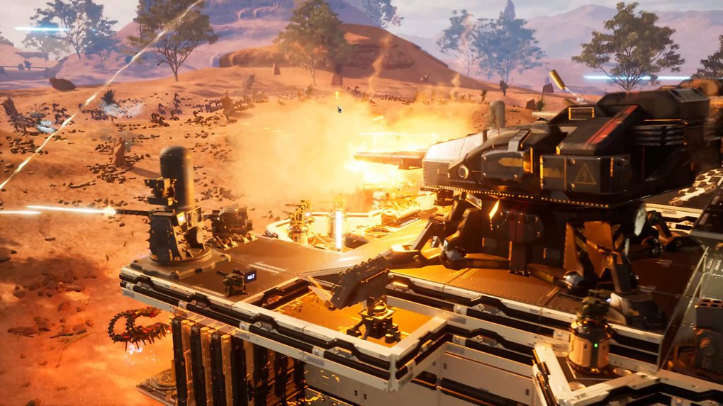 Outpost kombiniert Tower Defense mit einem Ego-Shooter.