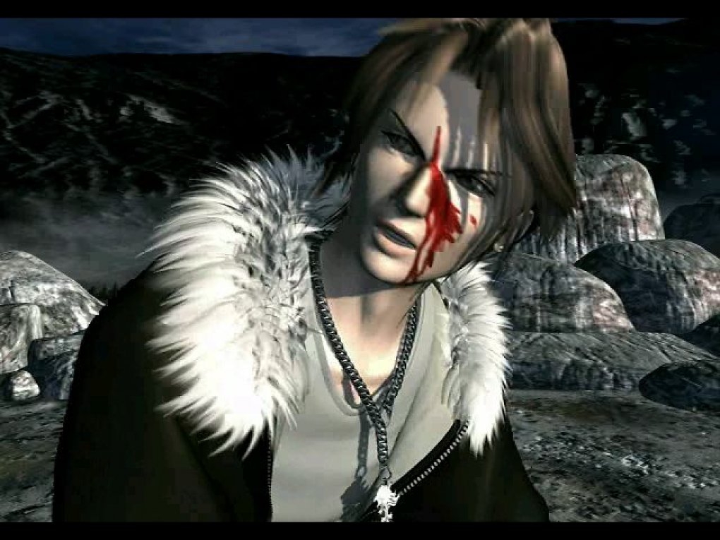 Zwischensequenz mit Squall Leonhart