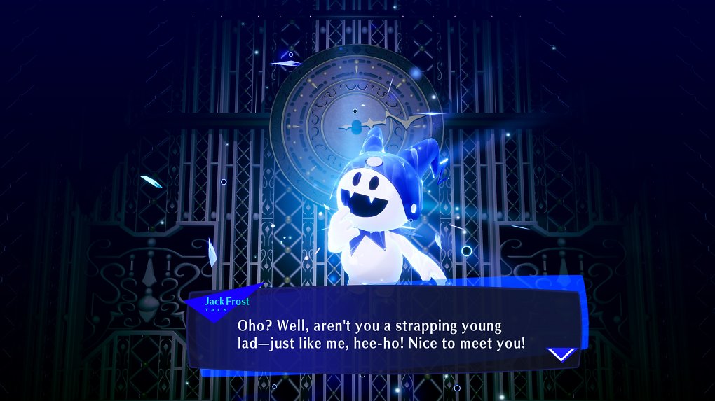 Die Persona Jack Frost, nachdem sie per Fusion erschaffen wurde